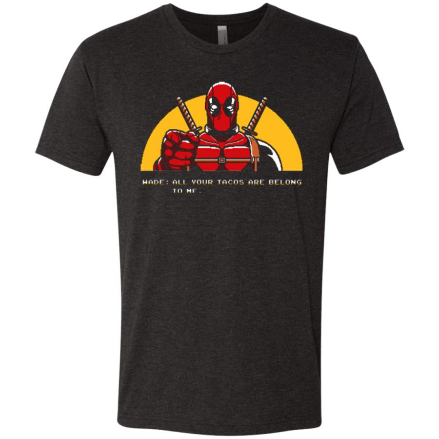 All Your Tacos Are Belong To Me Men’s Triblend T-Shirt