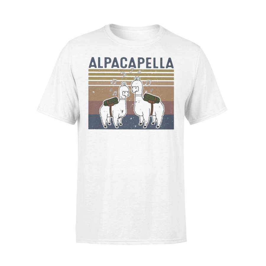 Llama Alpacapella Music Teacher Strong Vintage T-shirt