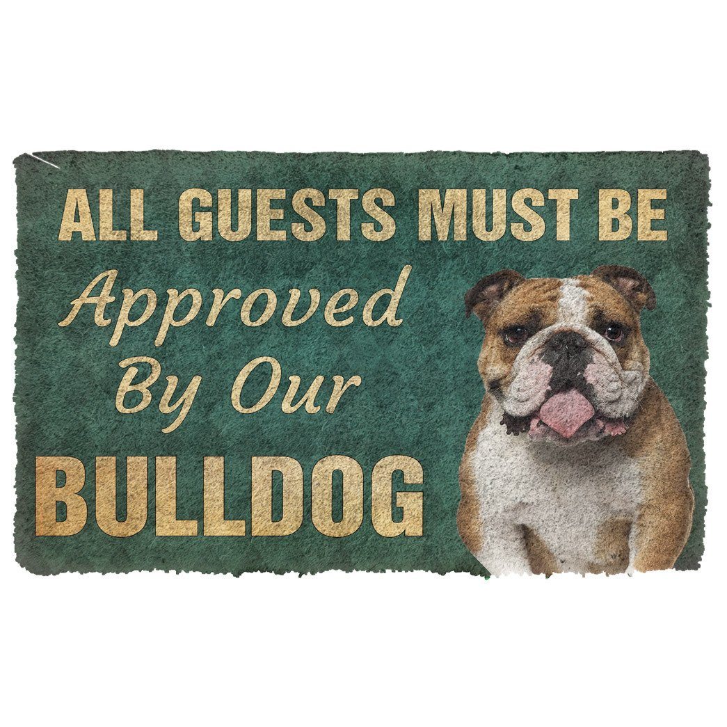 Gearhumans  Gearhuman 3D Must Be Approved By Our Bulldog Custom Doormat