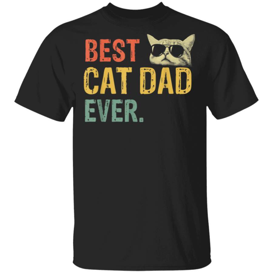 Best Cat Dad Ever TShirt Cat Daddy Gift Shirts