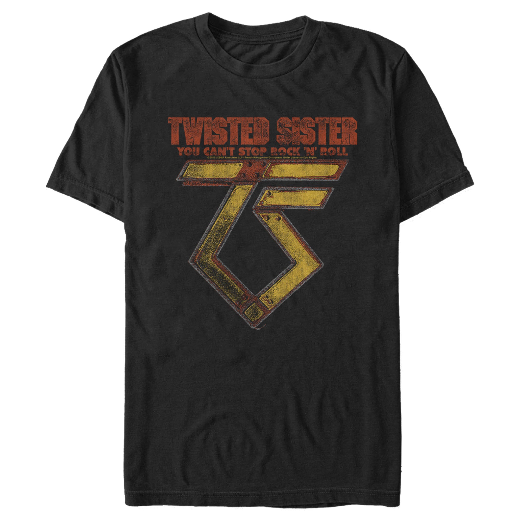 Twisted Sister Men’S You Can’T Stop Rock ‘N’ Roll  T-Shirt