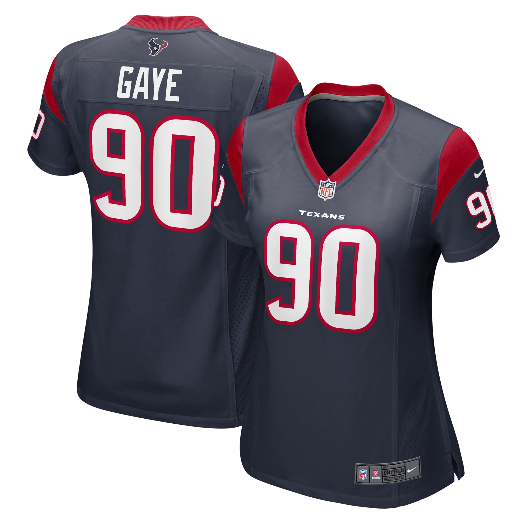 Ali Gaye Houston Texans Women's Team Game Jersey – Navy