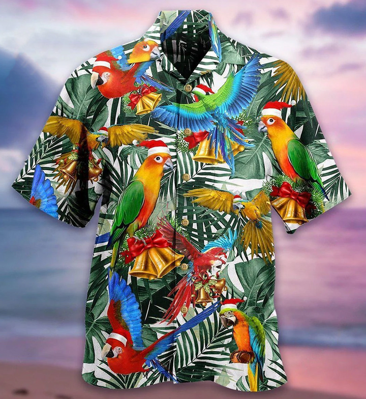 Parrot Love Xmas Hawaii Shirt Ha41073