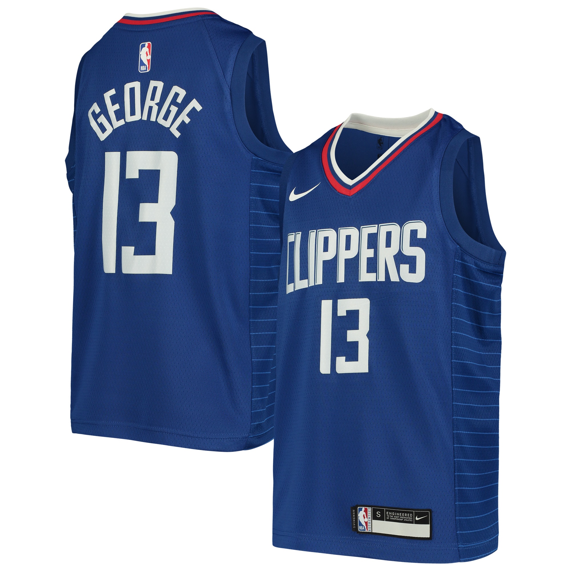 Paul George LA Clippers Youth Swingman Jersey – Icon Edition – Royal