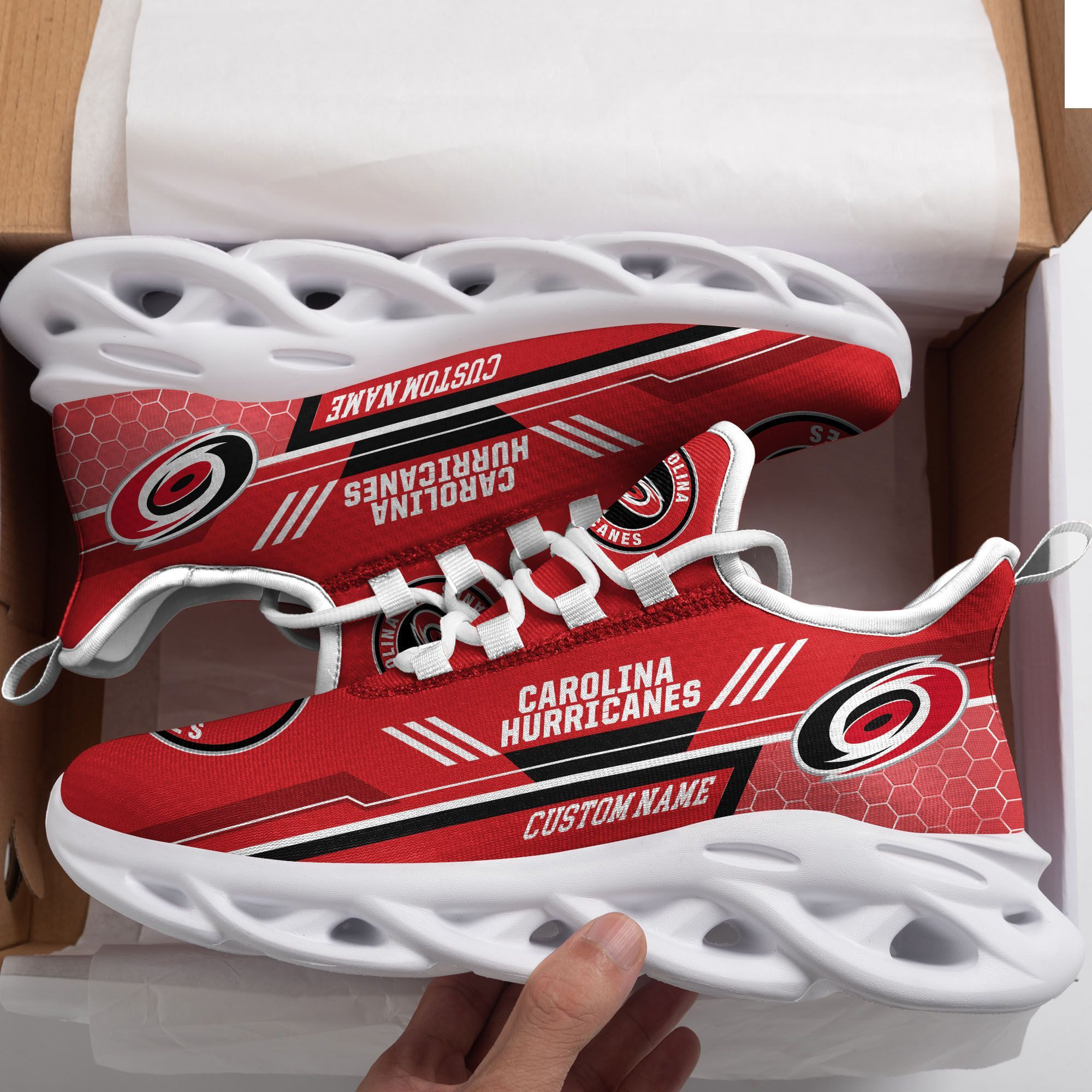 Carolina Hurricanes Custom Personalized Max Soul Sneakers Running Sports Shoes For Men Women Football Fan Football Fan