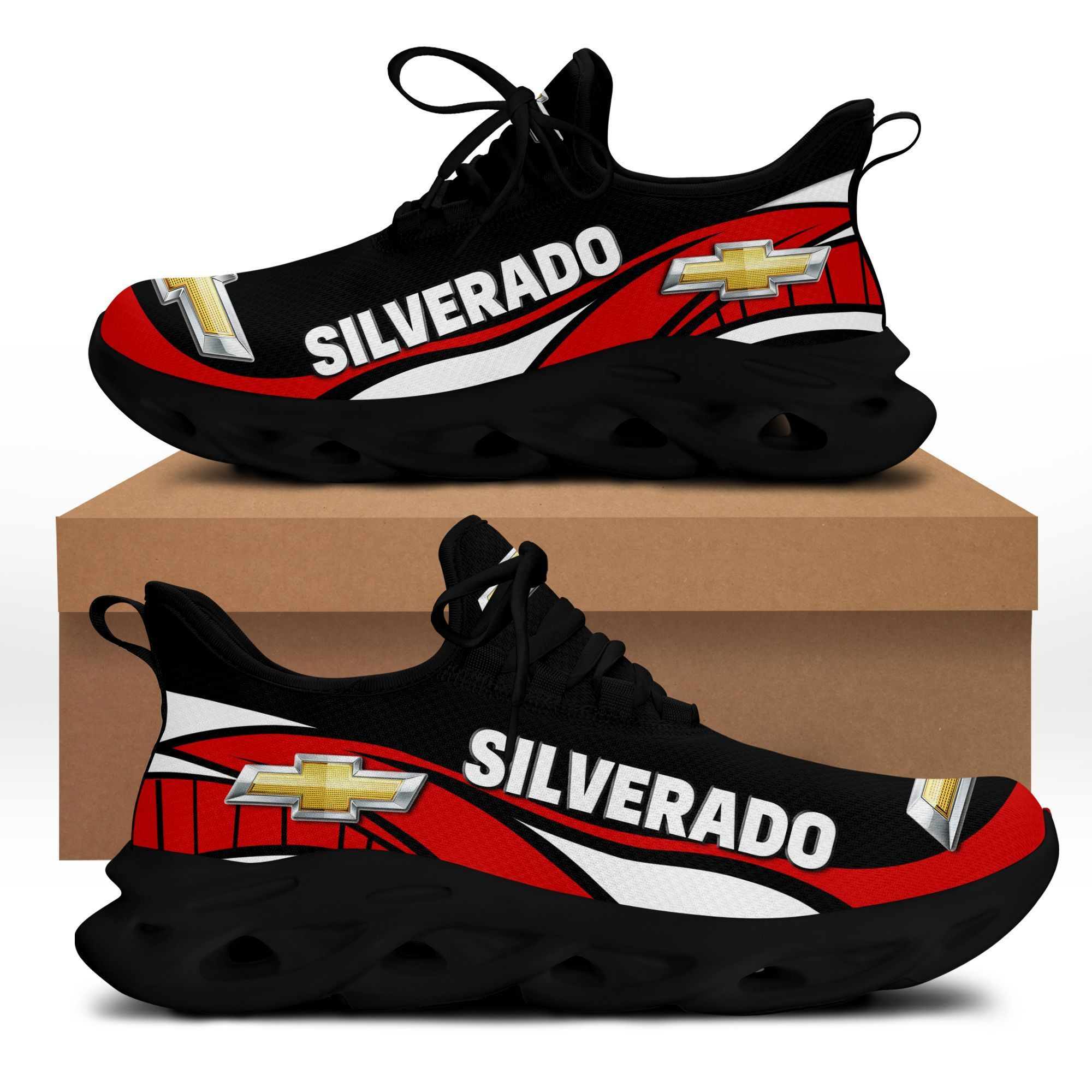 Chevrolet Silverado Bs Running Shoes Ver 3 (Red)