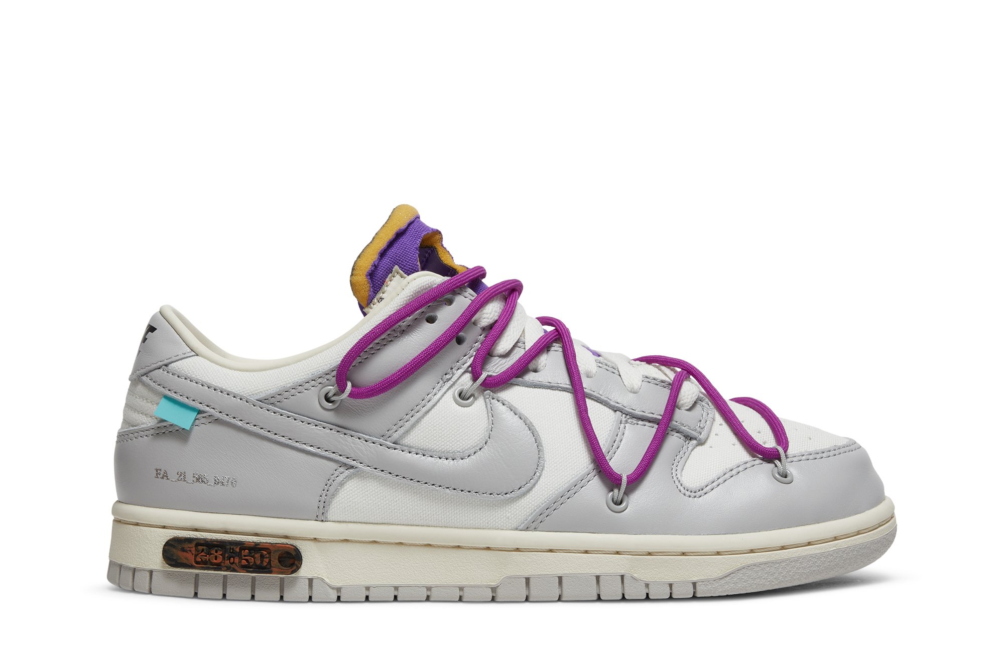 Nike Dunk Low Off-White Lot 28 – Kohlrabis 195240887396