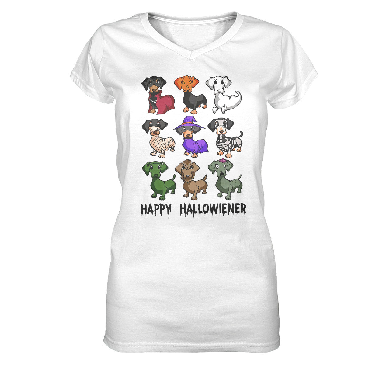 Dachshund Lovers Shirt 04 Ez01 1009 Women V-Neck T-Shirt