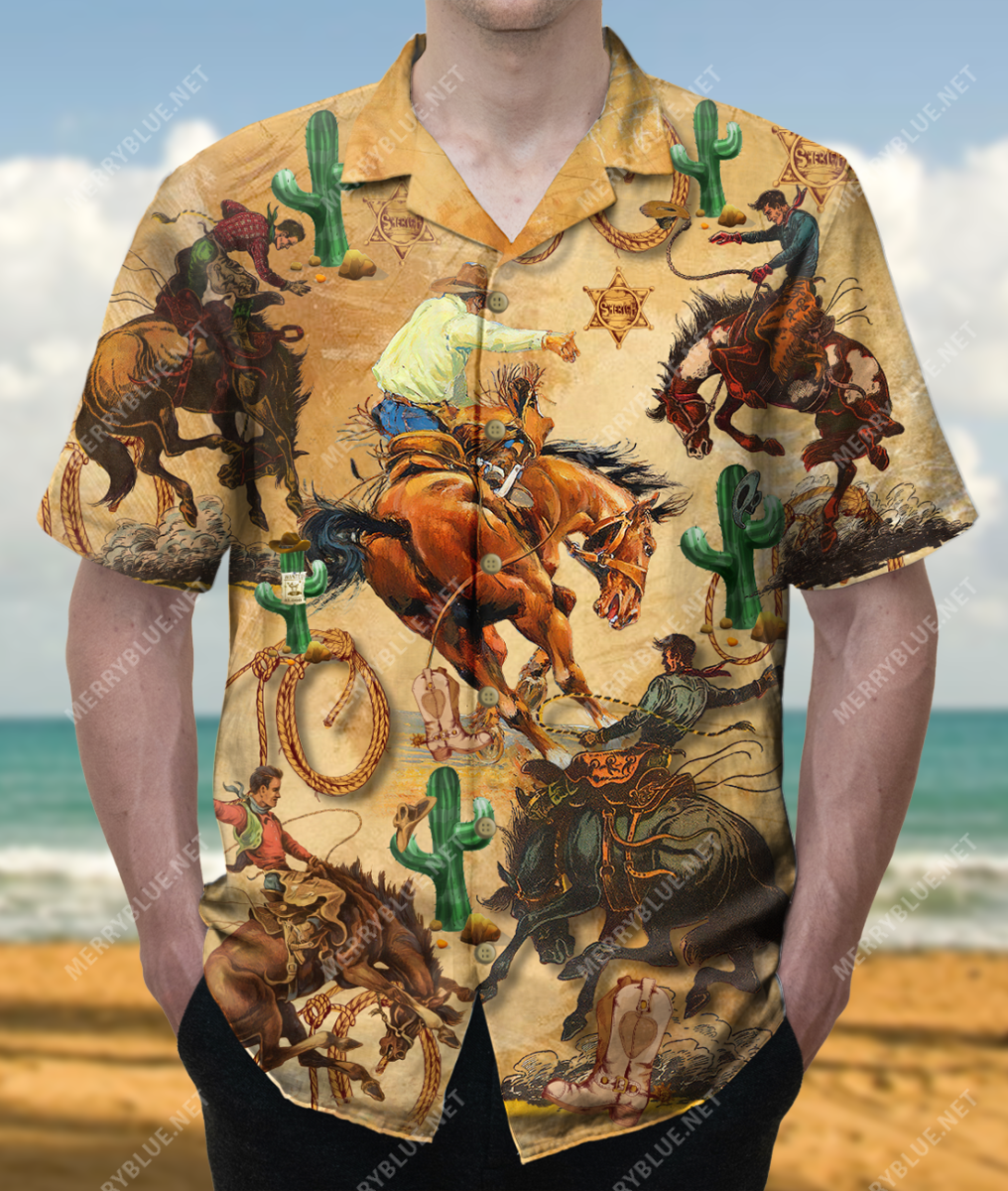 Cowboys We Never Worry About The Fall Unisex Hawaii Shirt Ha75205