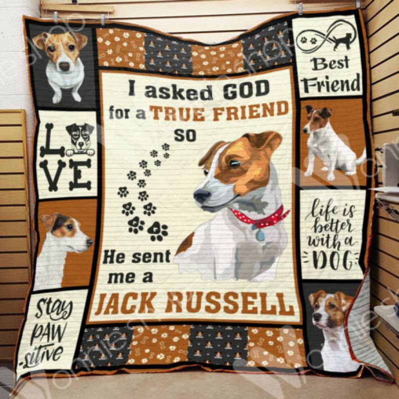 Jack Russell Dog Blanket NOV2702 67O51