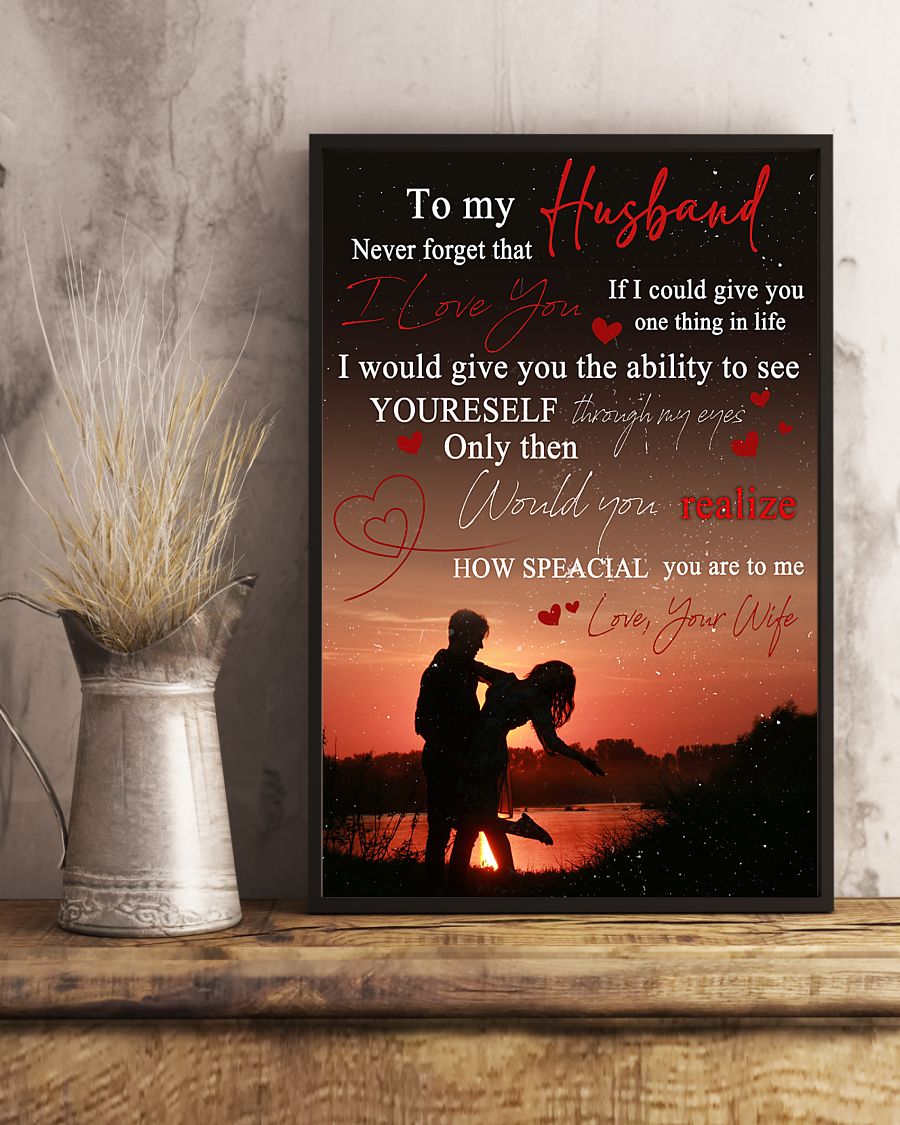 To My Husband – How Special You Are To Me Vertical Canvas And Poster – Gift For Husband | Wall Decor Visual Art
