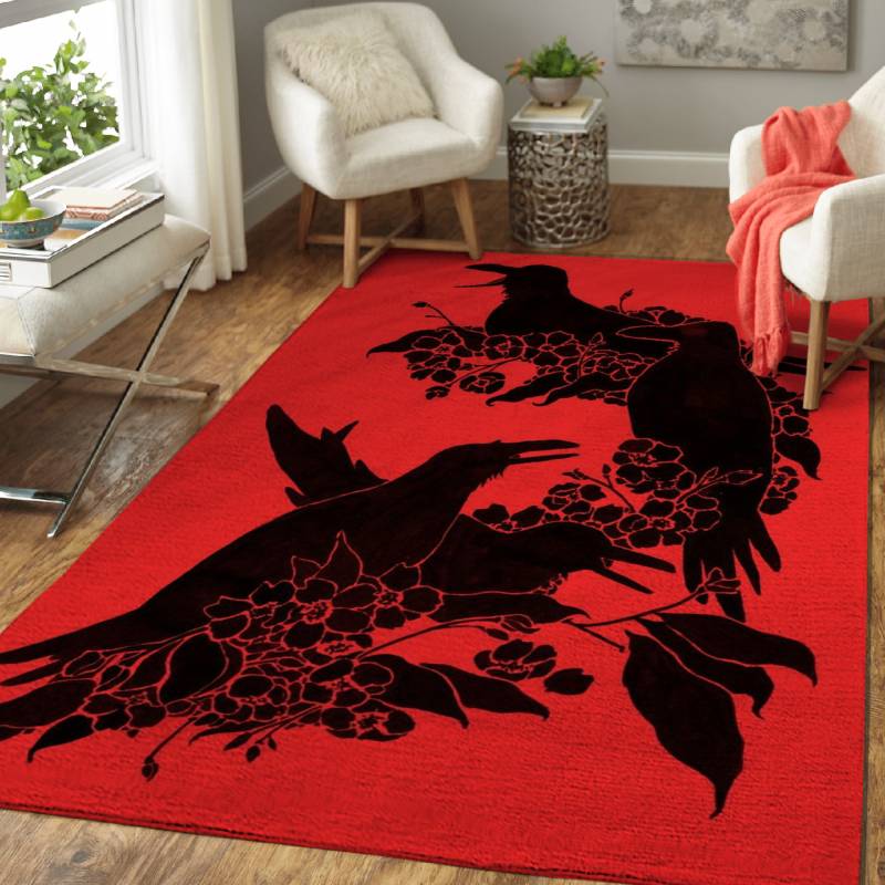 A Feast For Crows – Animals Area Rug Carpet