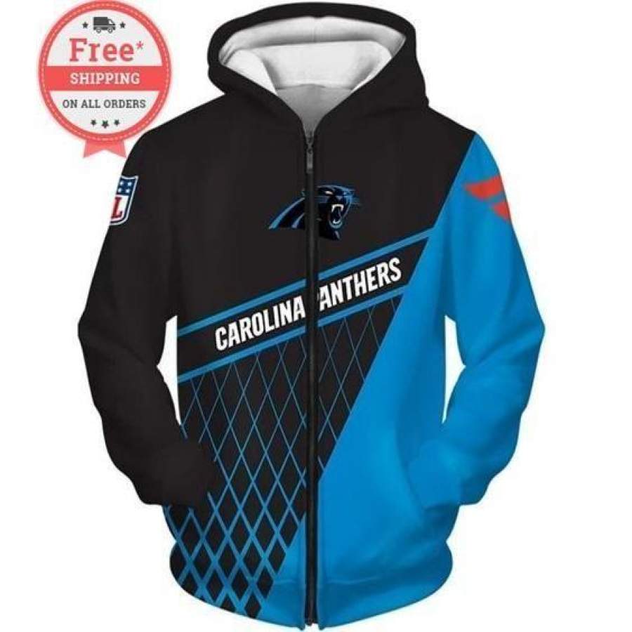 Carolina Panthers Hoodie 3D Style4155 All Over Printed