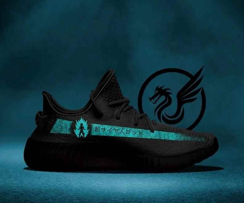 Super Saiyan Dragon Ball Yeezy Boost Shoes Sport Sneakers