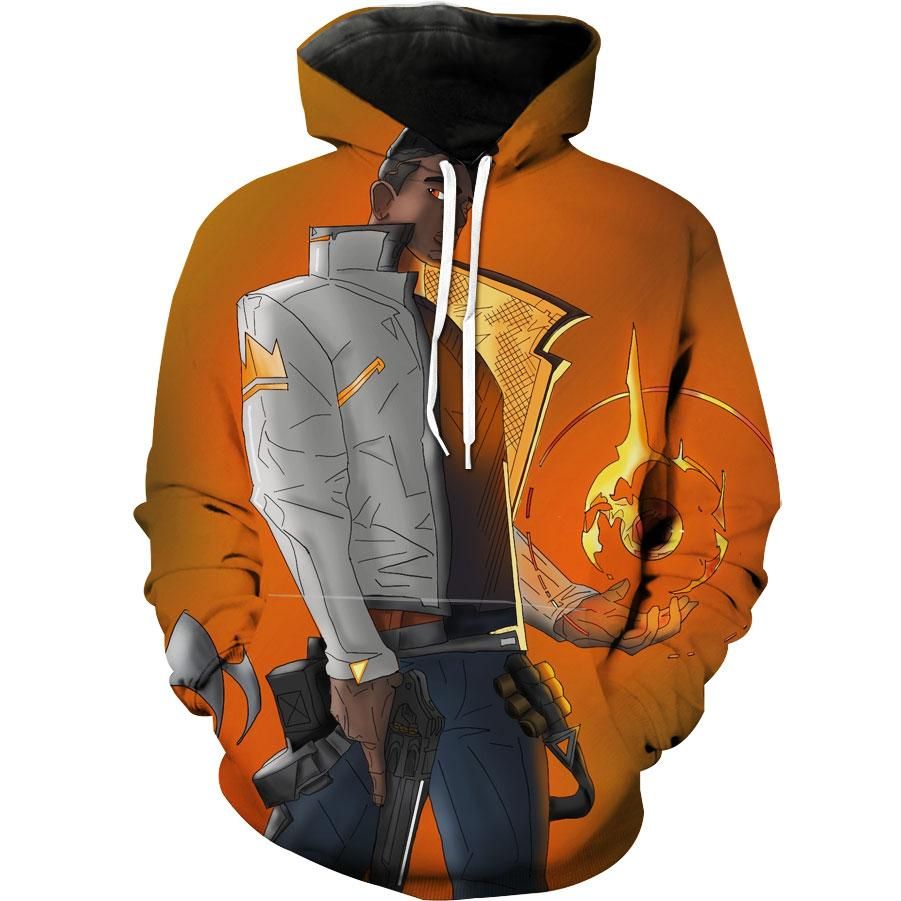 Valorant Phoenix Valorant Character Hoodie 3D