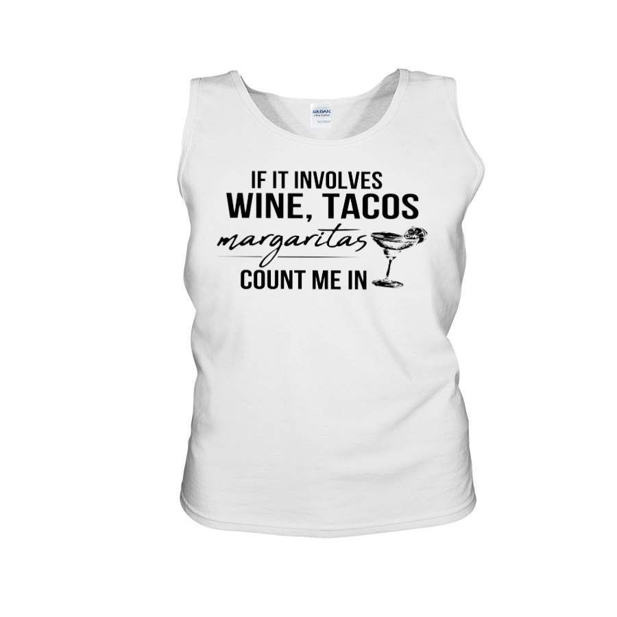 Wine Tacos Margaritas Limited Classic T-Shirt Unisex Tank Top