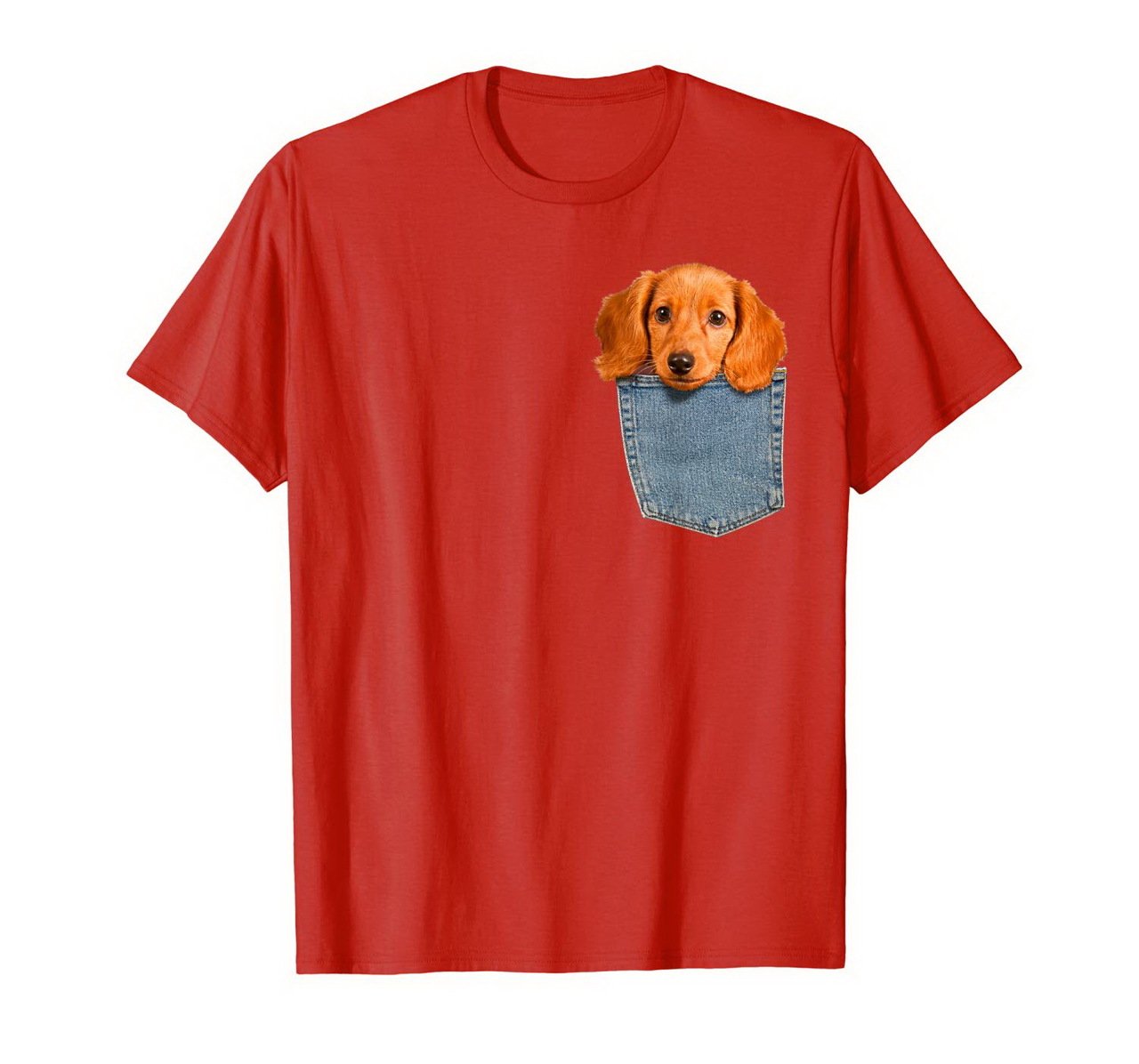 Beagle In My Pocket Shirt Cute Puppy Dachshund Dog Shirt New