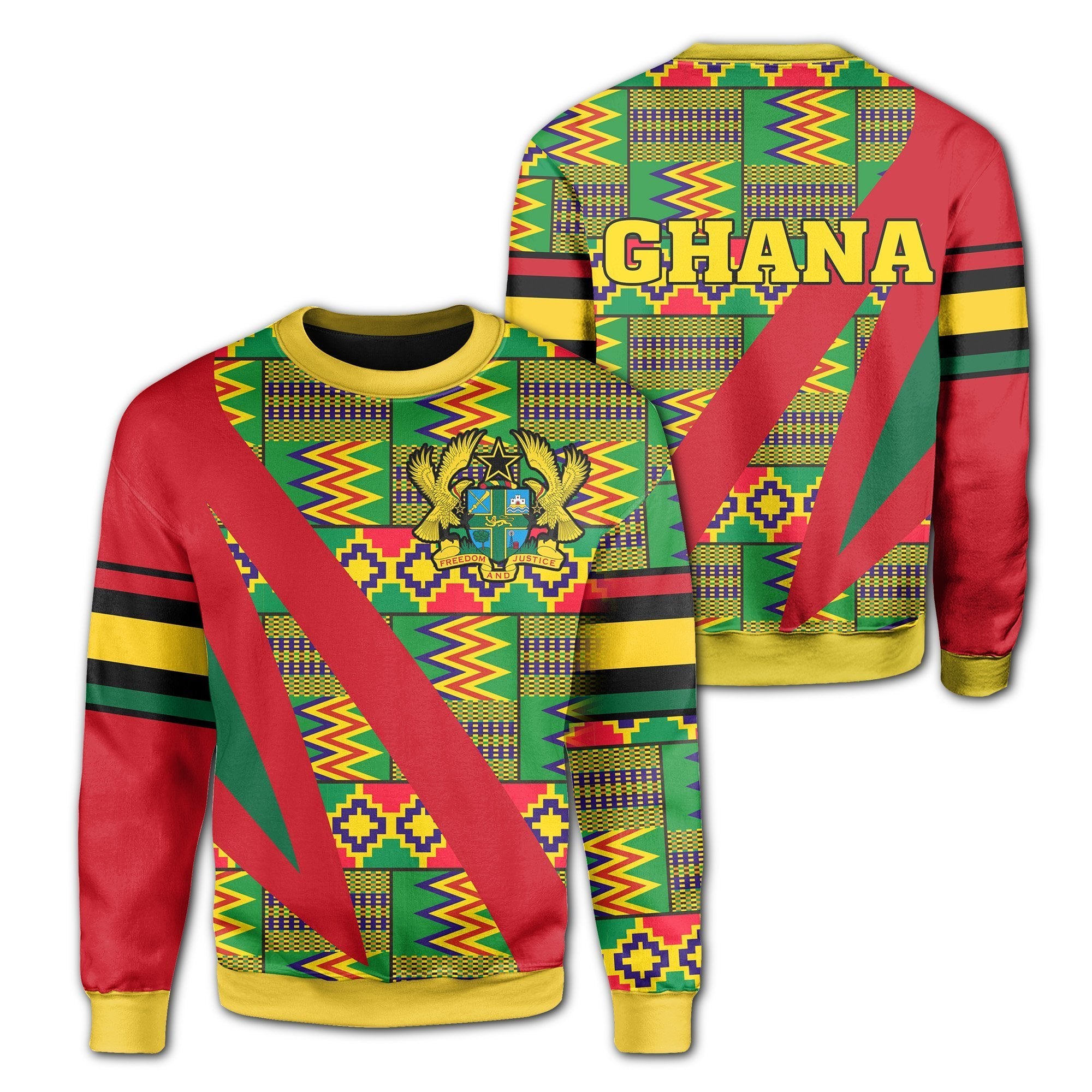 Greek Life Shirt – Ghana Kente Sweatshirt – Fast Style