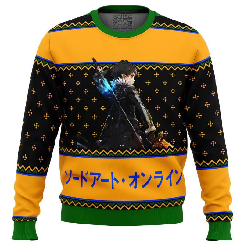 Sword Art Online Beater Premium Ugly Christmas Sweater