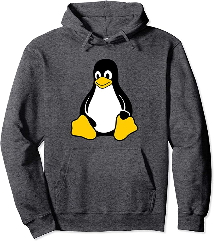 Linux Tux Penguin Open Source Nerd Geek Pullover Hoodie