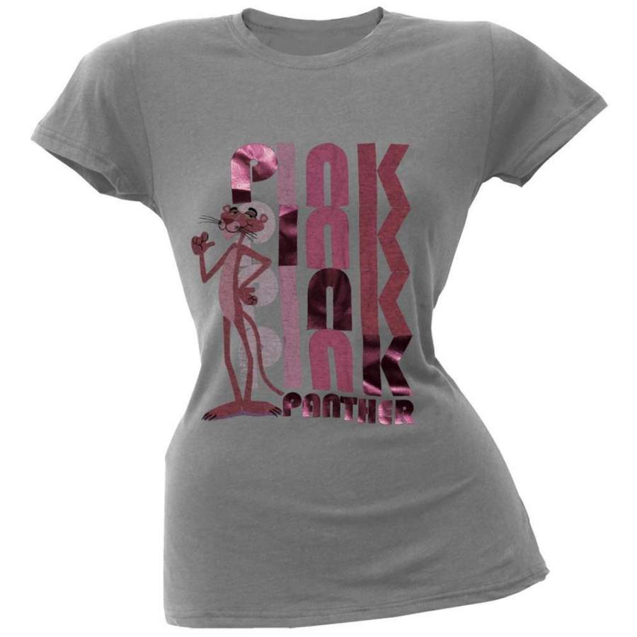 Pink Panther – Pink Pink Pink Juniors T-Shirt