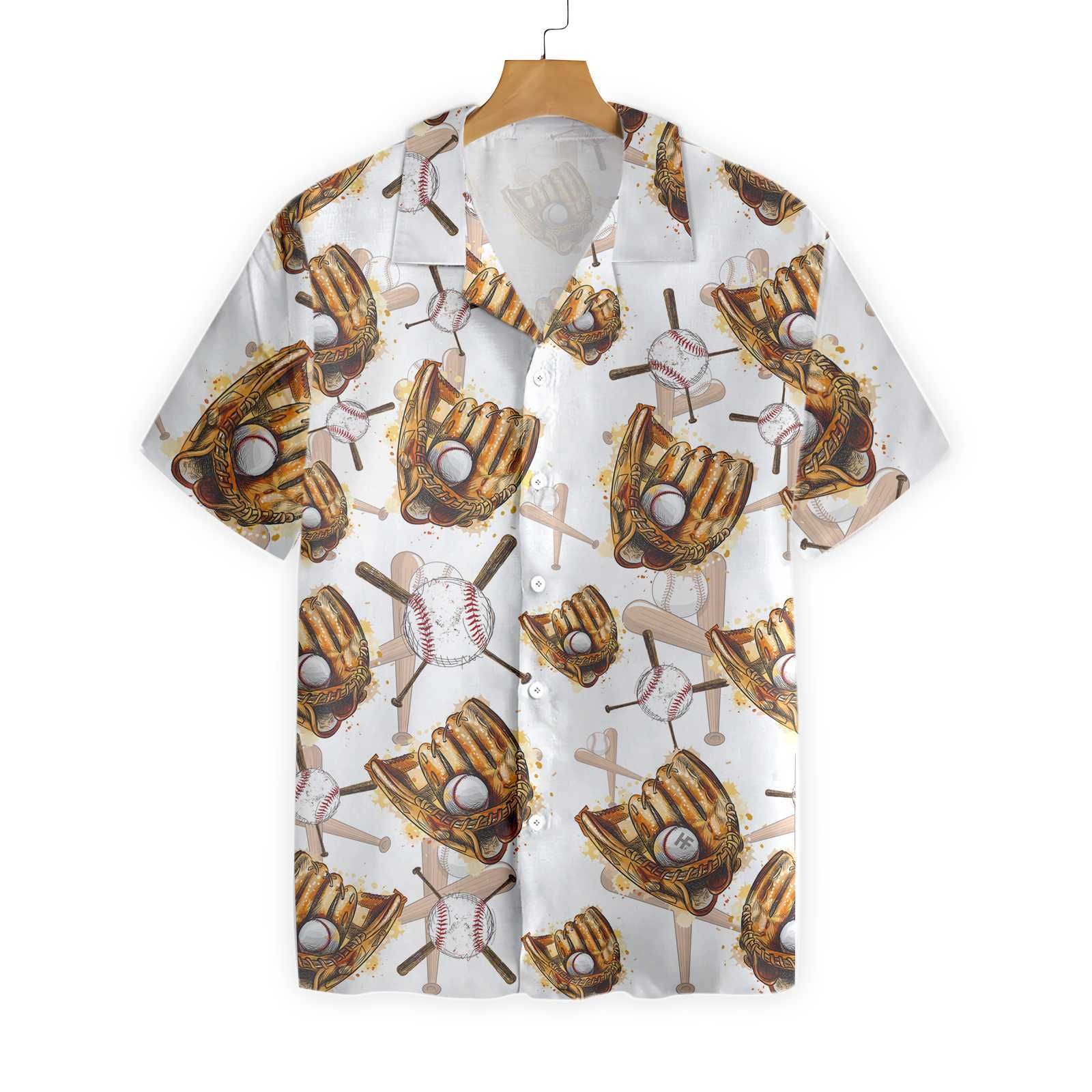 Baseball Is Life Seamless Pattern Ez24 1101 Hawaiian Shirt