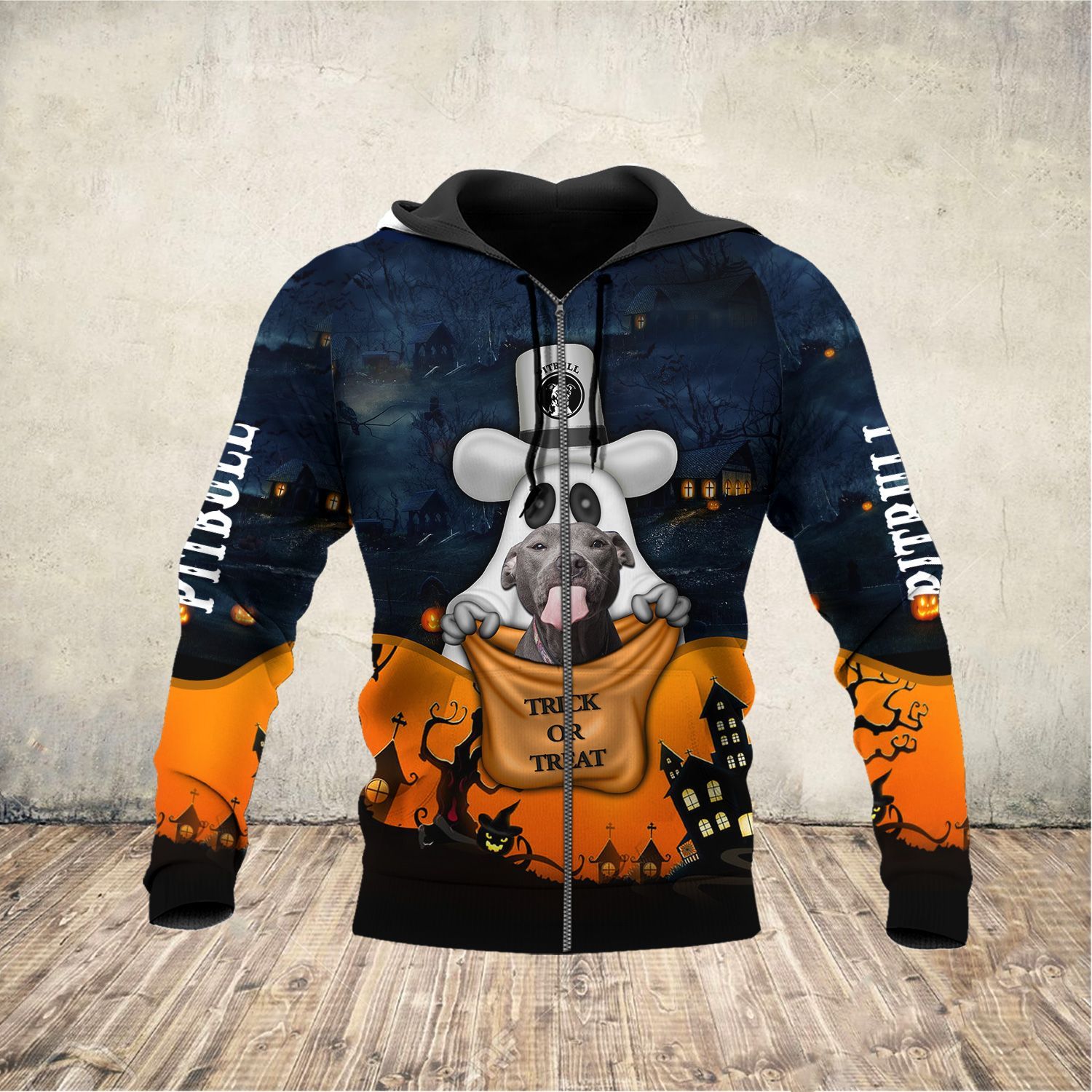 PITBULL HALLOWEEN HOODIE QQ NXD122008H02TR