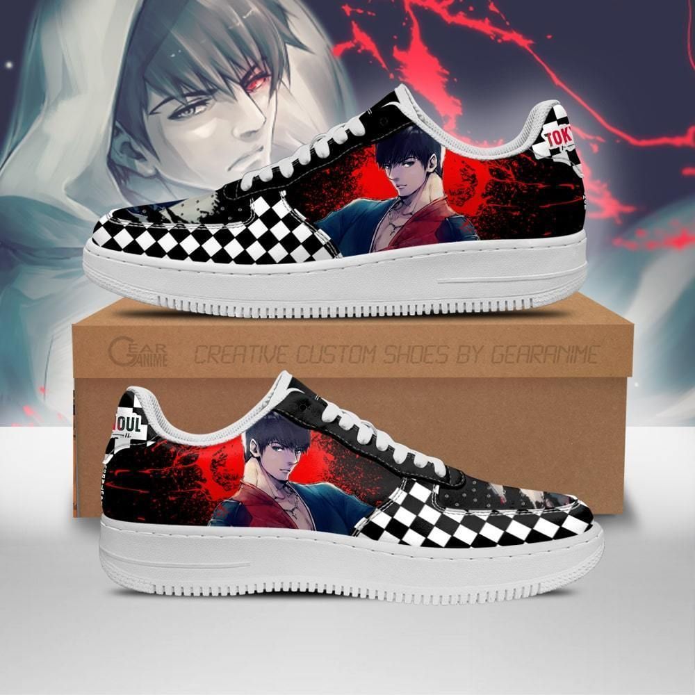 Tokyo Ghoul Koutarou Sneakers Custom Checkerboard Shoes Anime