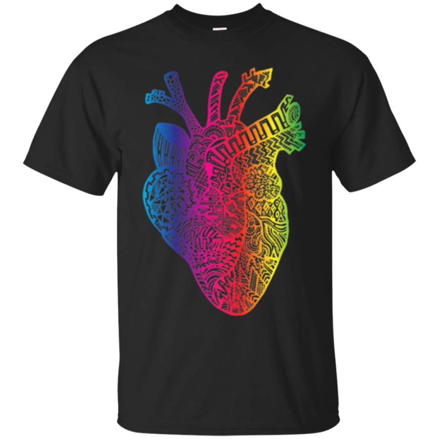 AGR Colorful Anatomical Heart T-Shirt