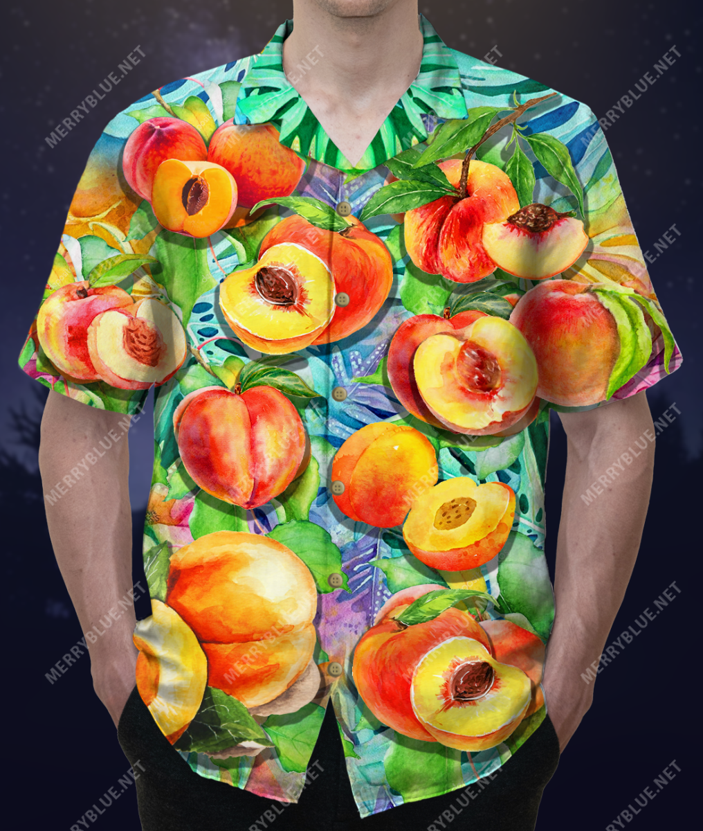 Peachy And Juicy Unisex Hawaii Shirt Ha63161