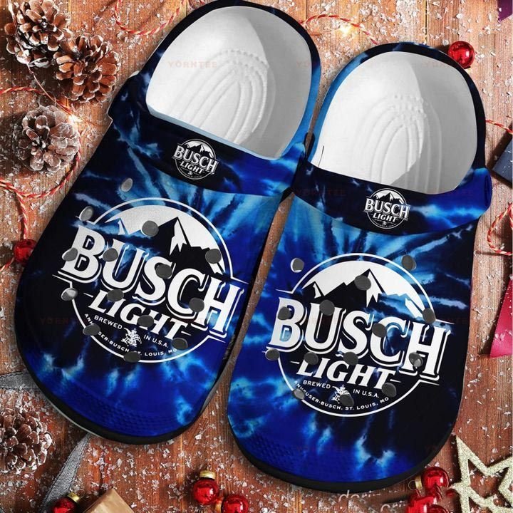 Busch Light Funny Fathers Day Gifts For Busch Latte Cool Gifts Flower Gift For Lover Rubber Clogs Cro.cband Clogs, Comfy Footwear