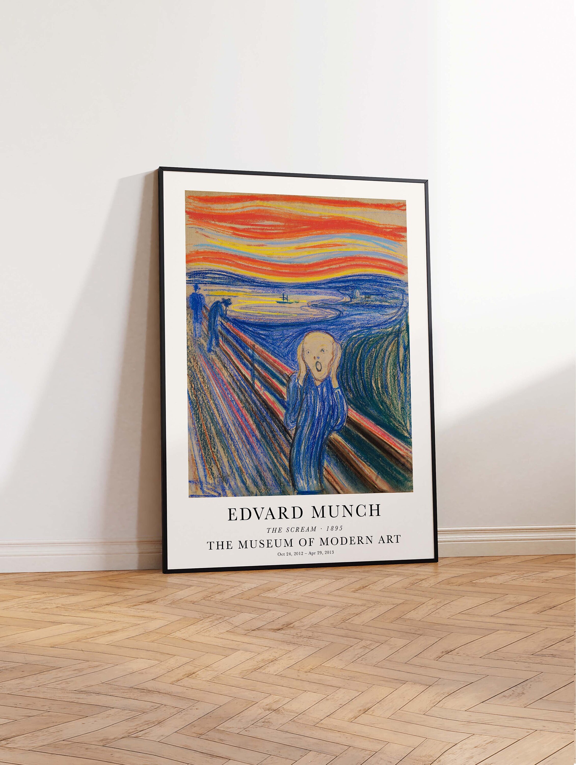 The Scream by Edvard Munch, The Scream Print, Munch Print, Munch Wall Art, Scream Art Print, Skrik, Home Decor Wall Art – Sizes A2/A3/A4
