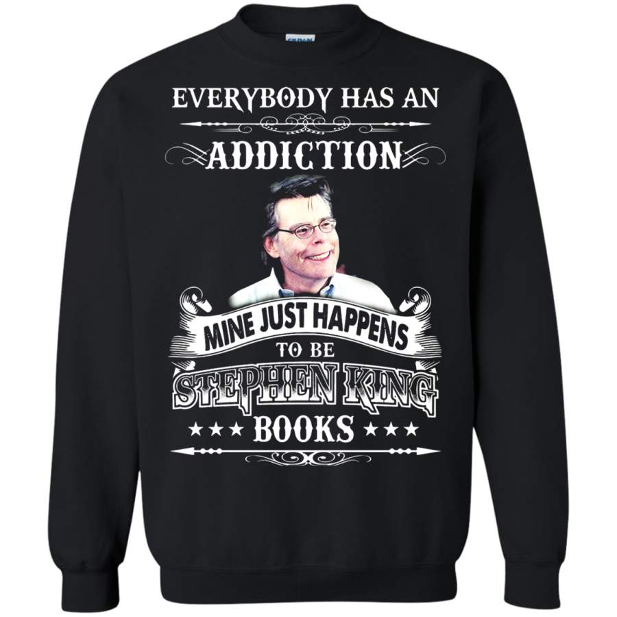 AGR Addiction To Stephen King_s Books Sweatshirt