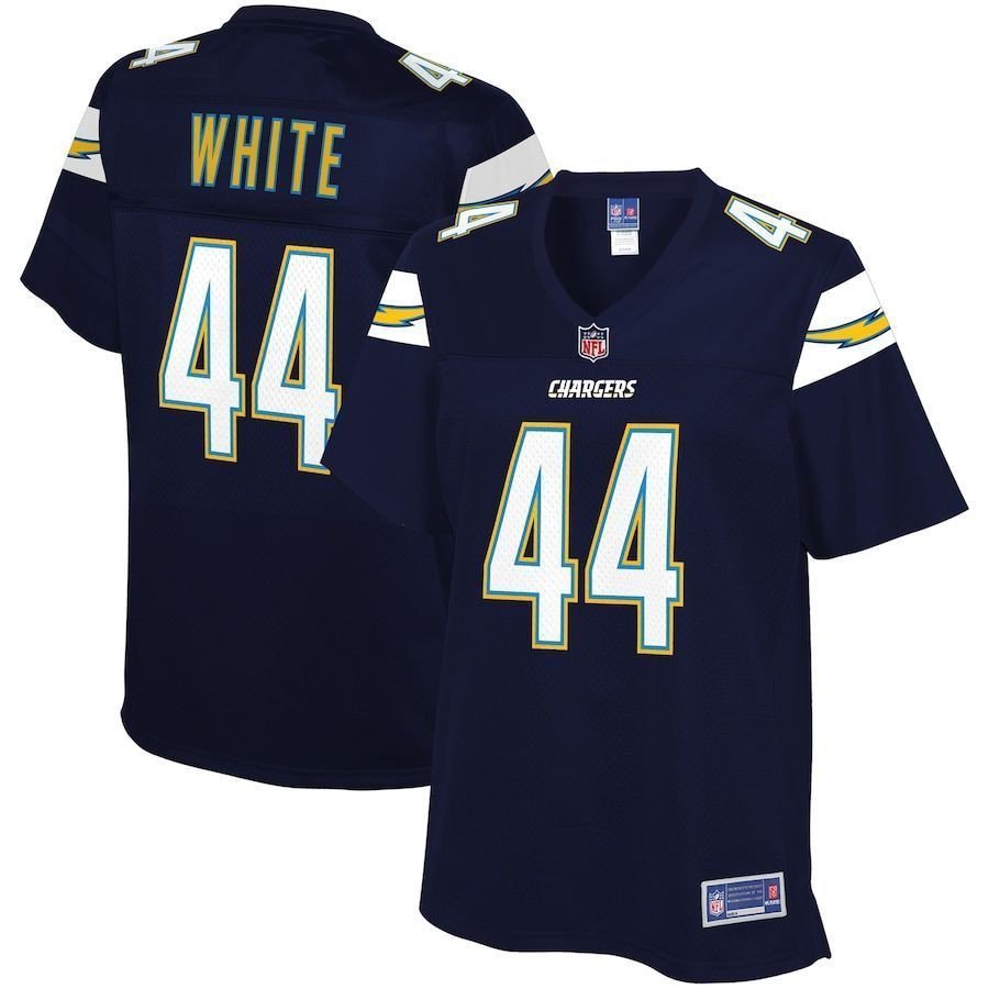 Womens Los Angeles Chargers Kyzir White Navy Player Jersey