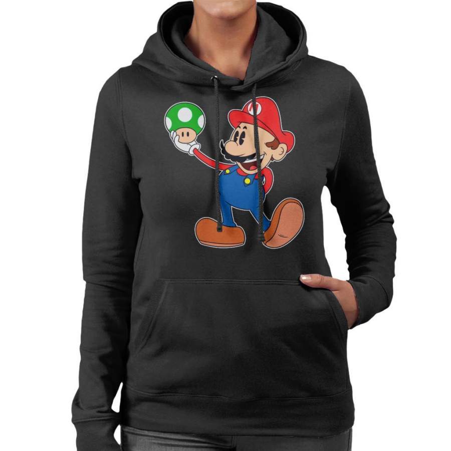 Super Mario My Mushroom Women’s Hooded Sweatshirt