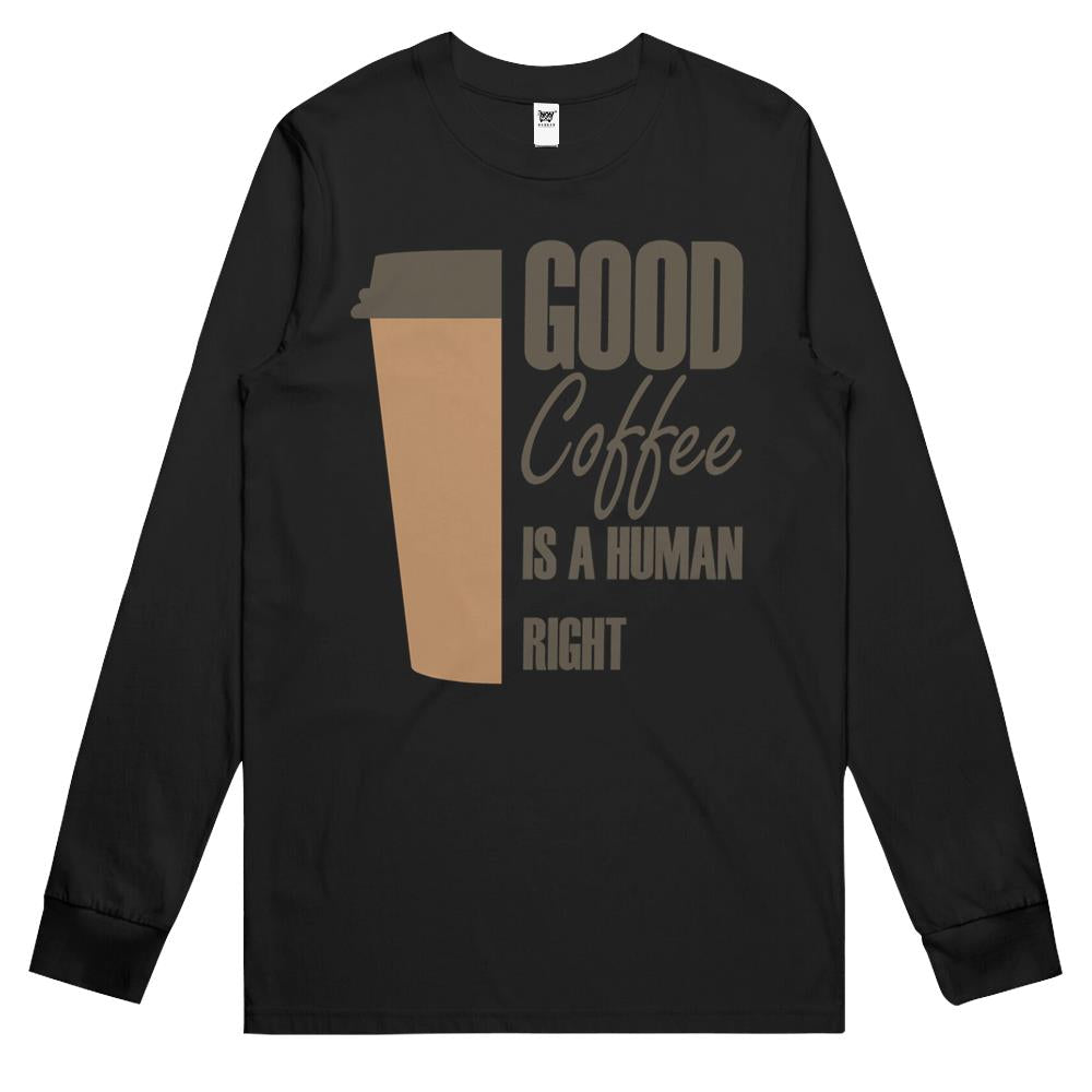 Good Iced Coffee Is A Human Right Essential1 (6) Long Sleeve T Shirts