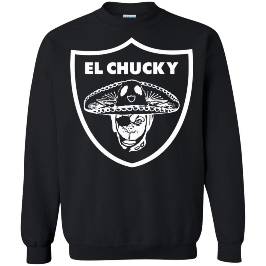 EL Chucky Raider Chucky Jon Gruden Pullover Sweatshirt