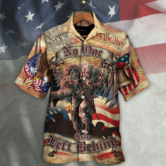 Veteran Cool No One Left Behind Cool And Classic Style Hawaiian Shirt | Hw3294