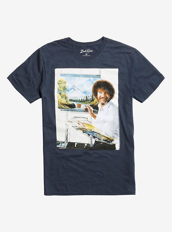 Bob Ross Photo Shirt