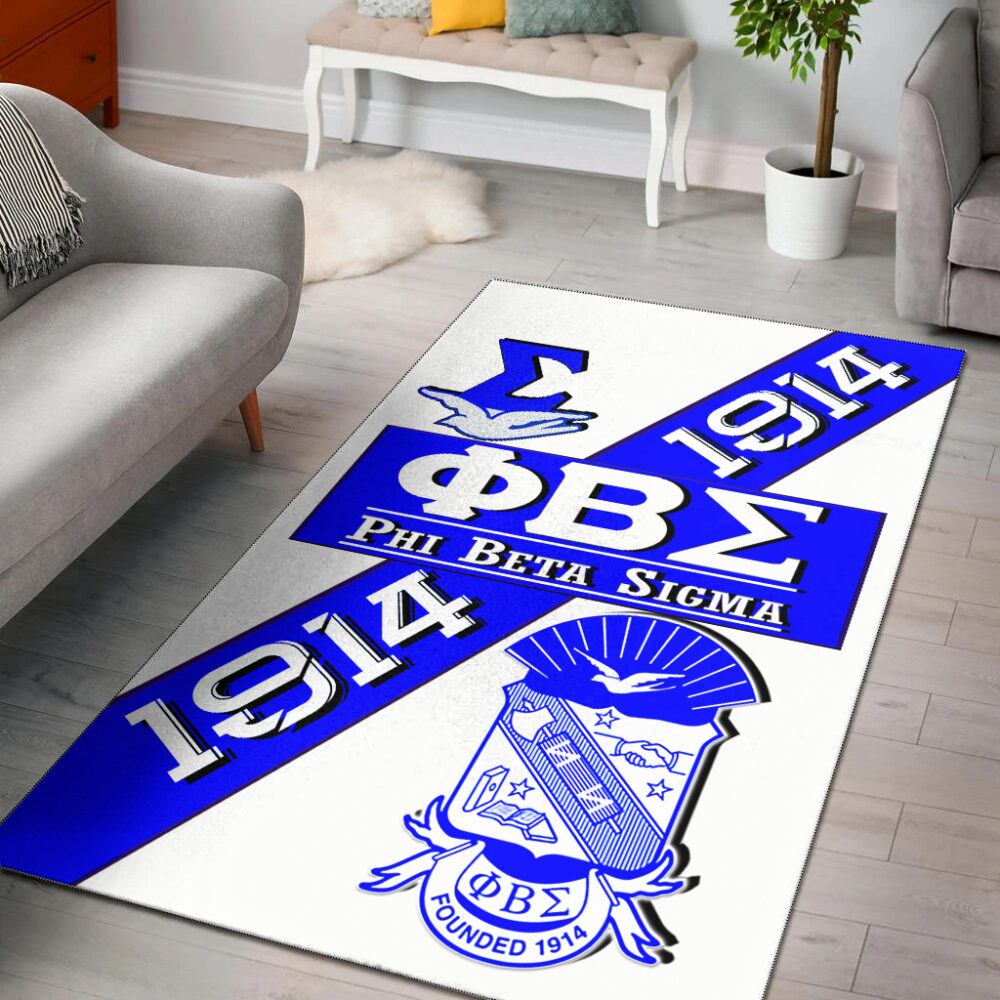 Phi Beta Sigma Area Rug – Fraternity Blood In My Dna Area Rug