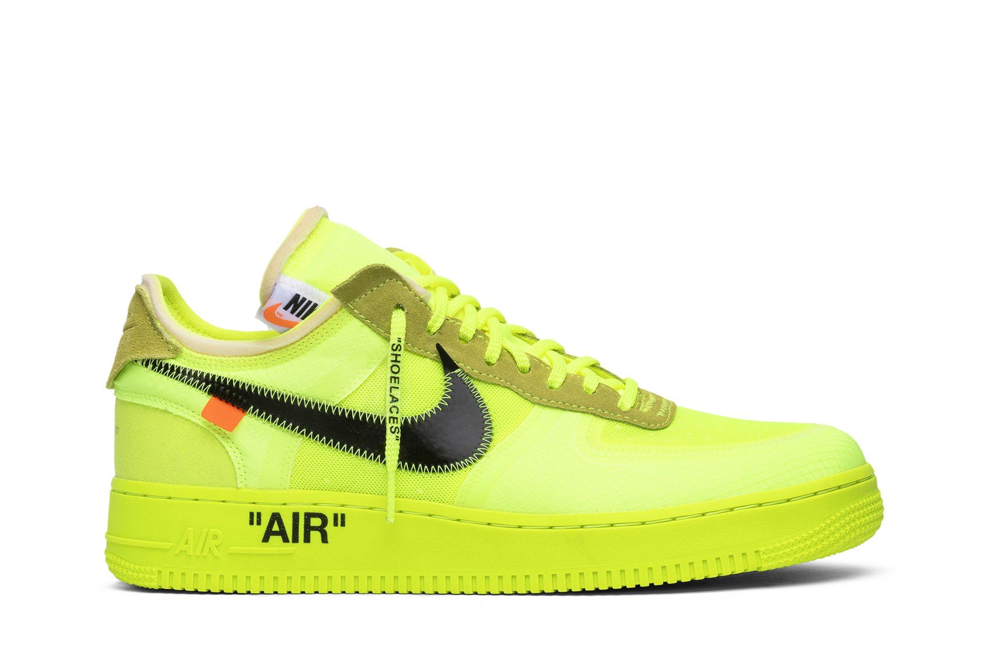 Nike Air Force 1 Low Off-White Volt – Kohlrabis 191888845125