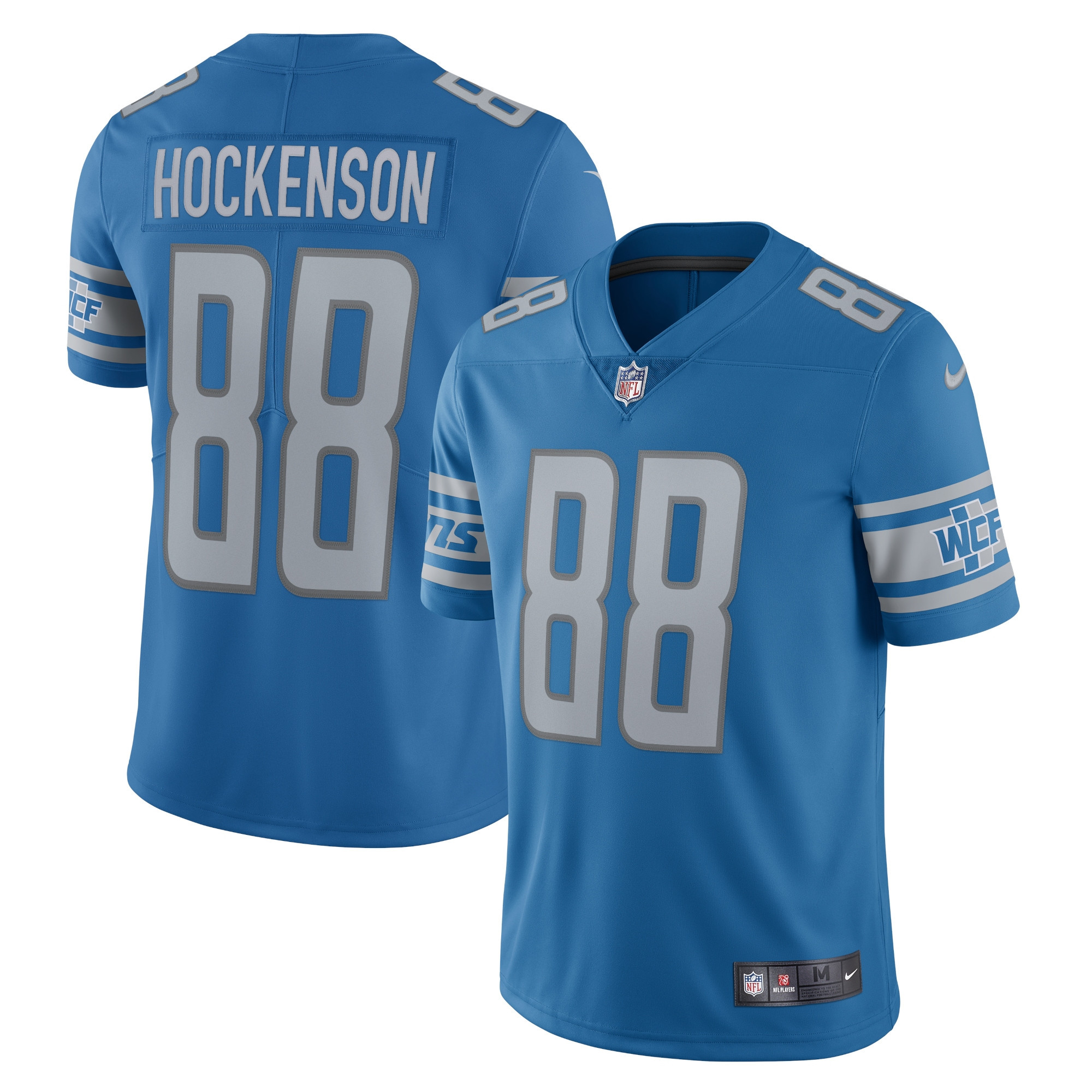 Tj Hockenson Detroit Lions Vapor Limited Jersey Blue NFL