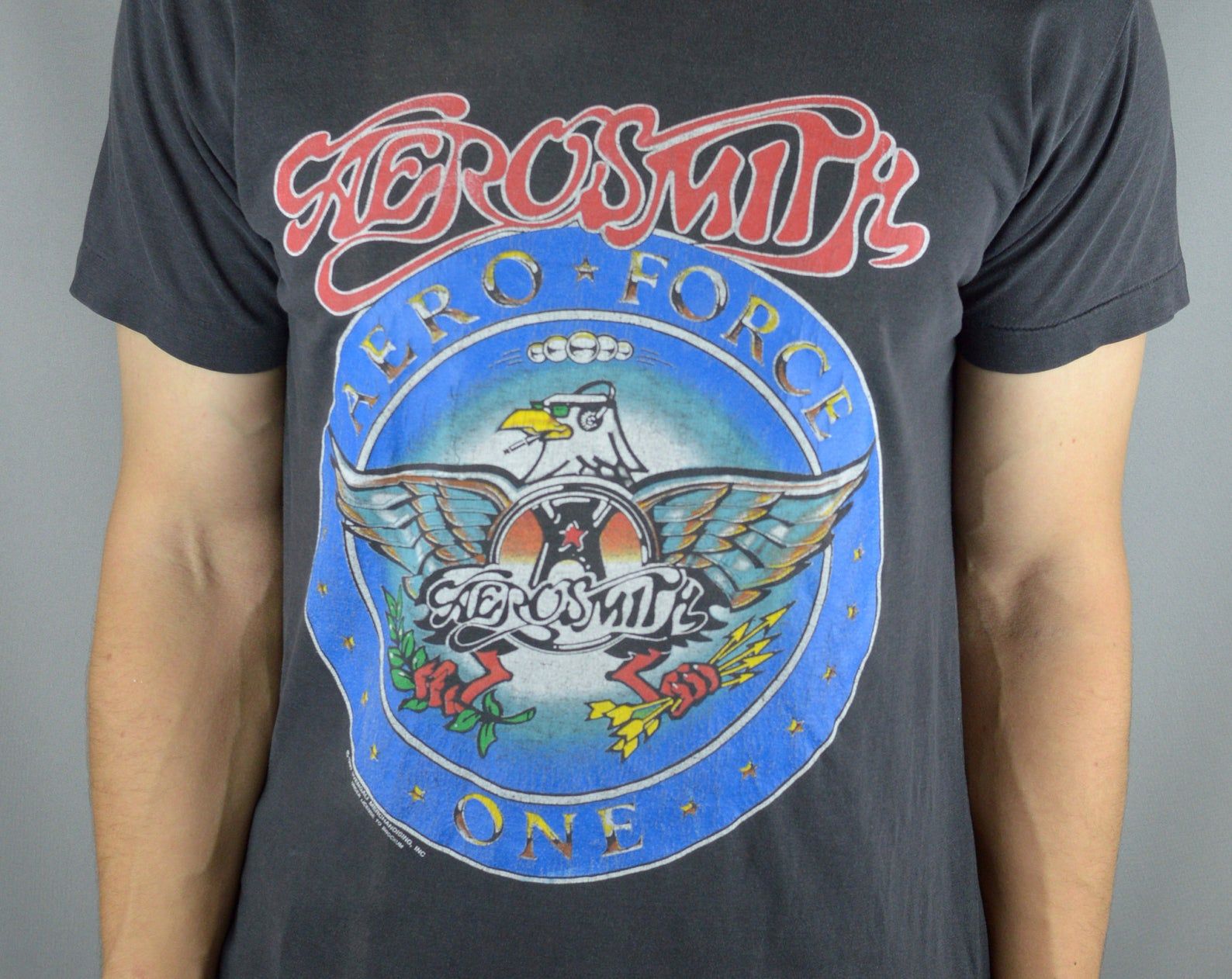 Vintage Aerosmith Pump 1989 Usa Tour T Shirt Single Stitch