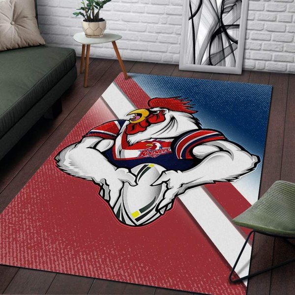 Sydney Roosters Area Rug NRL