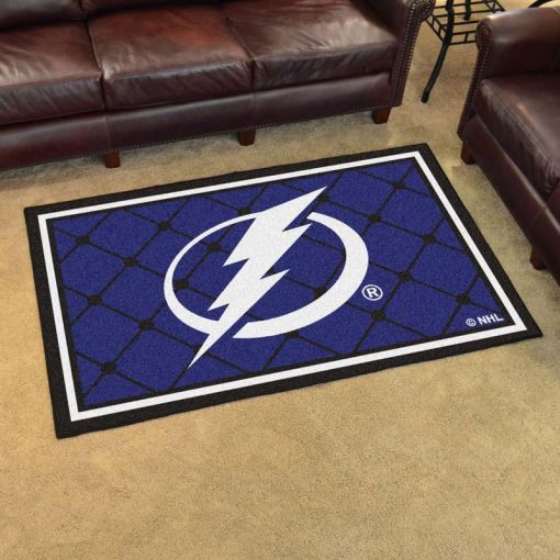 Tampa Bay Lightning Logo Custom Area Rug Carpet Full Sizes Home Living Rugs Carpet Decor