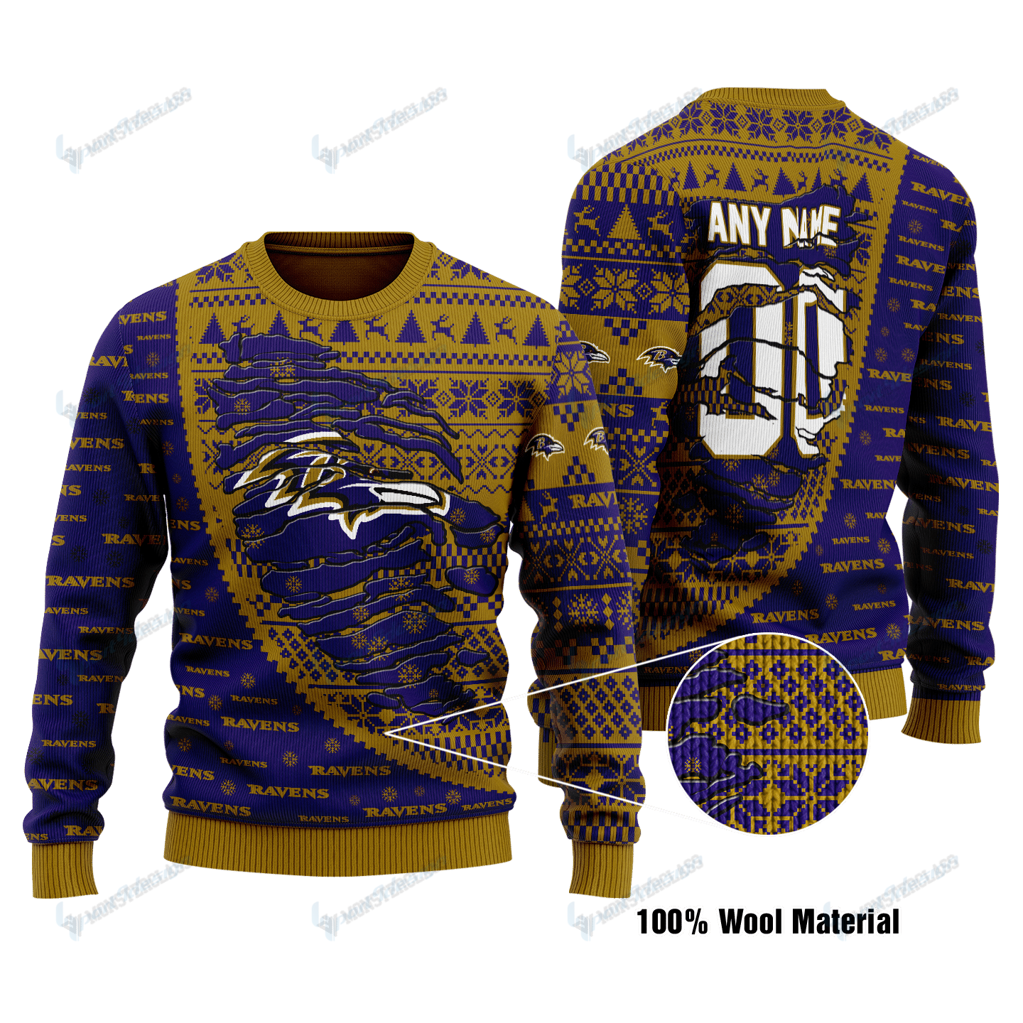 Baltimore Ravens Woolen Sweater 140