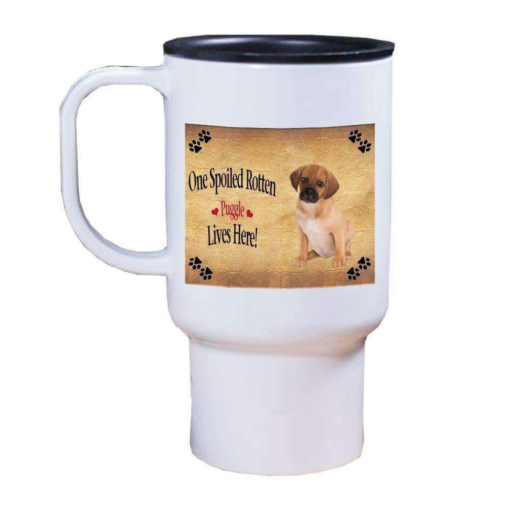 Puggle Puppy Spoiled Rotten Dog Travel Mug