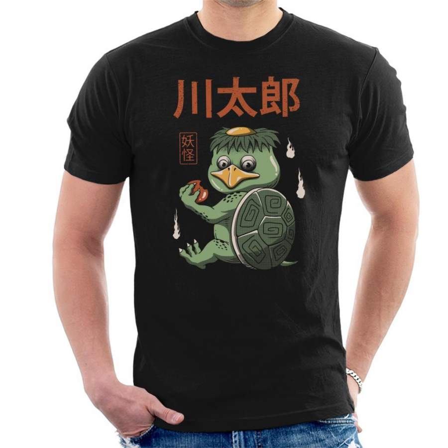 Yokai Monsters Turtle Kappa Men’s T-Shirt