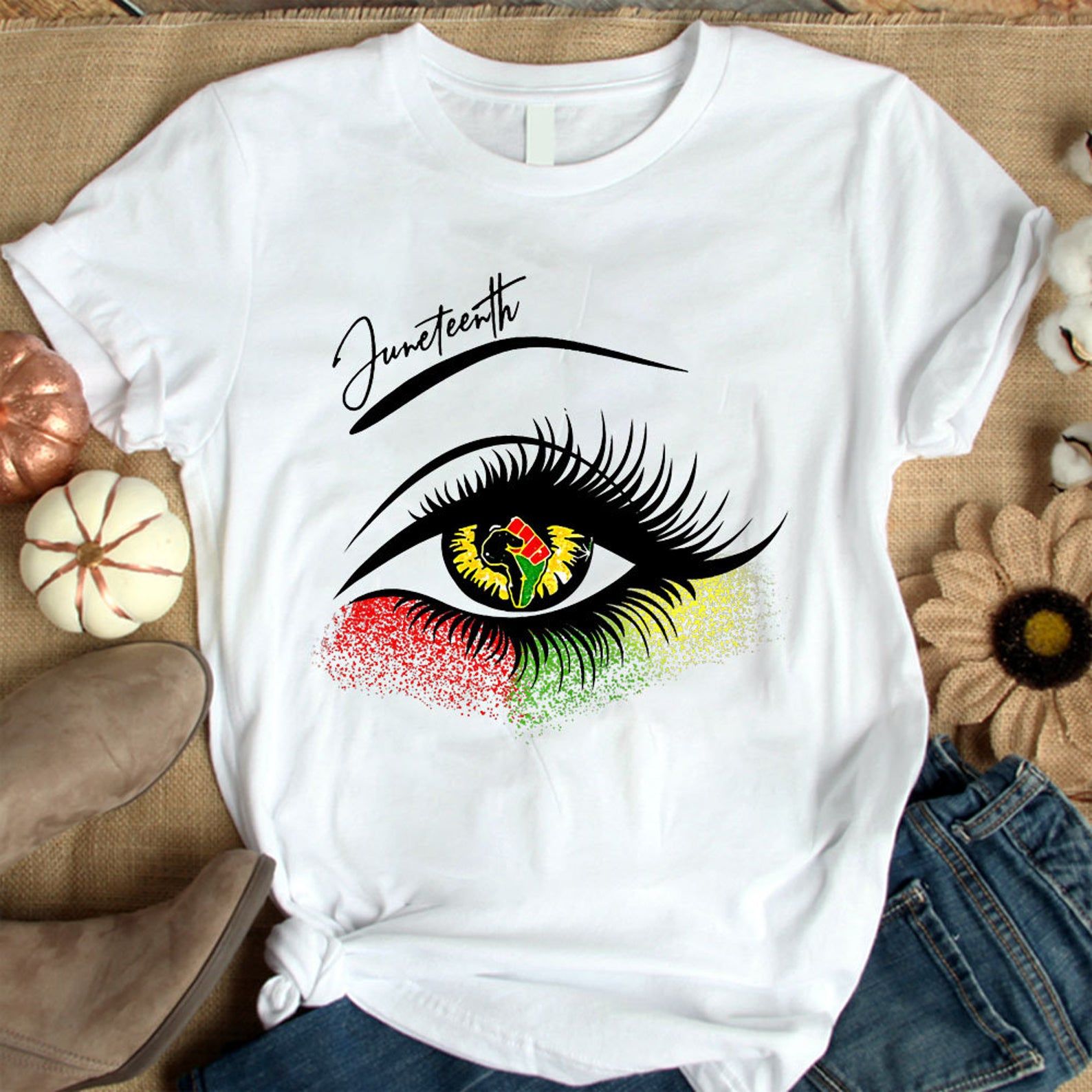 Shirt Gift Party Shirt Party Bright Eyes – Eye African American Tshirt