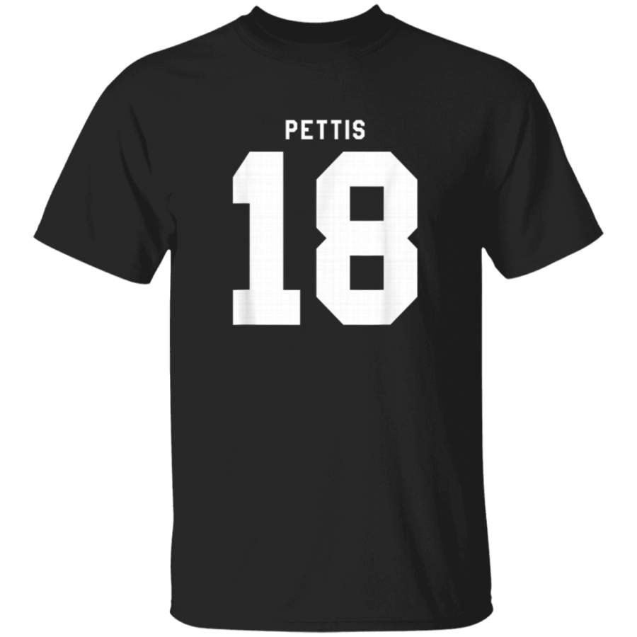 Pettis Number 18  Red San Francisco Football TShirt